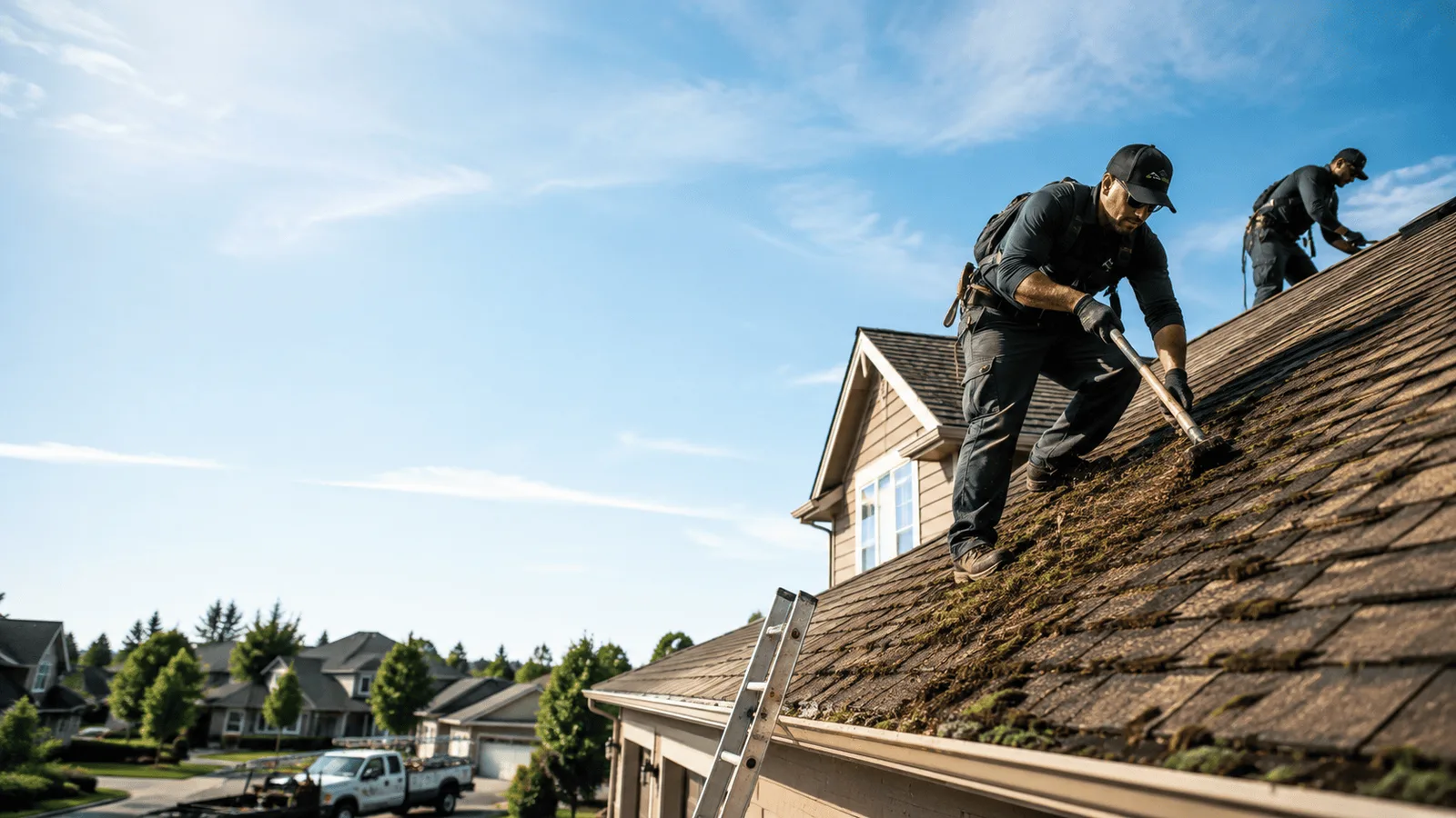 Roof Moss Removal in Clarence, LA near me
